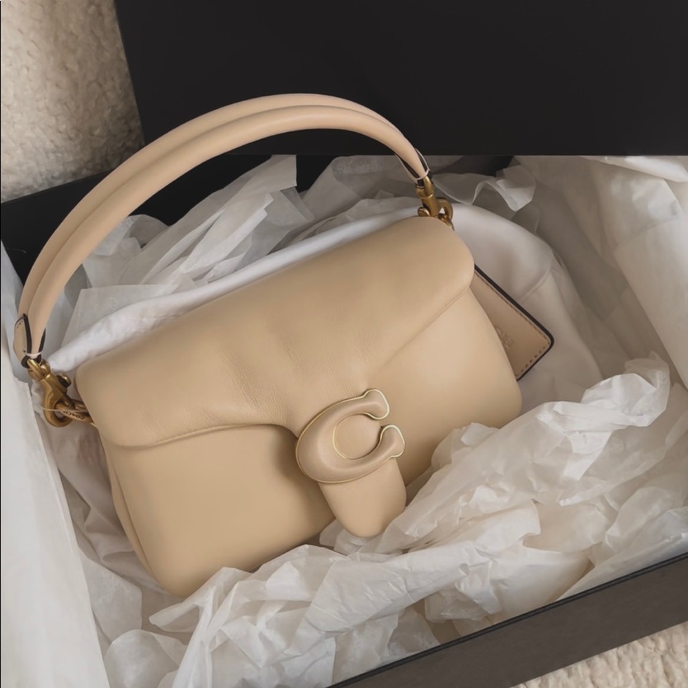 Coach pillow Tabby 18 NWT Ivory